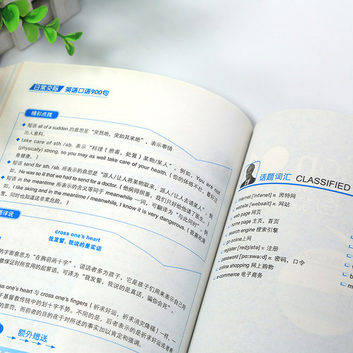 【当当网 正版书籍】日常交际英语口语900句：日常英语入门通关，一本就够了！ - 图0