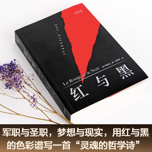 【当当网】红与黑司汤达著罗新璋法文直译无删节全新修订精美包装英文原版中文无删减译本高中生阅读世界名著文学小说正版书籍-图2