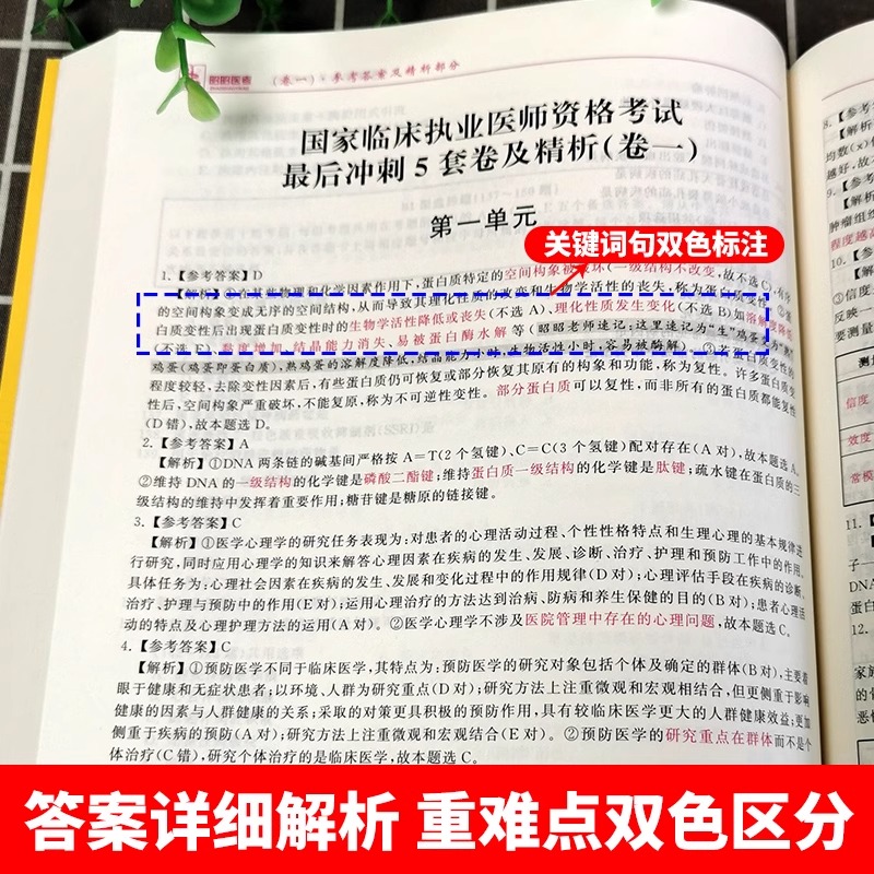 昭昭医考 昭昭执业医师2024年 临床执业及助理资格考试核心考点背诵题眼狂背笔试重难点冲刺5套卷实践技能24 助理医师资格考试真题 - 图1