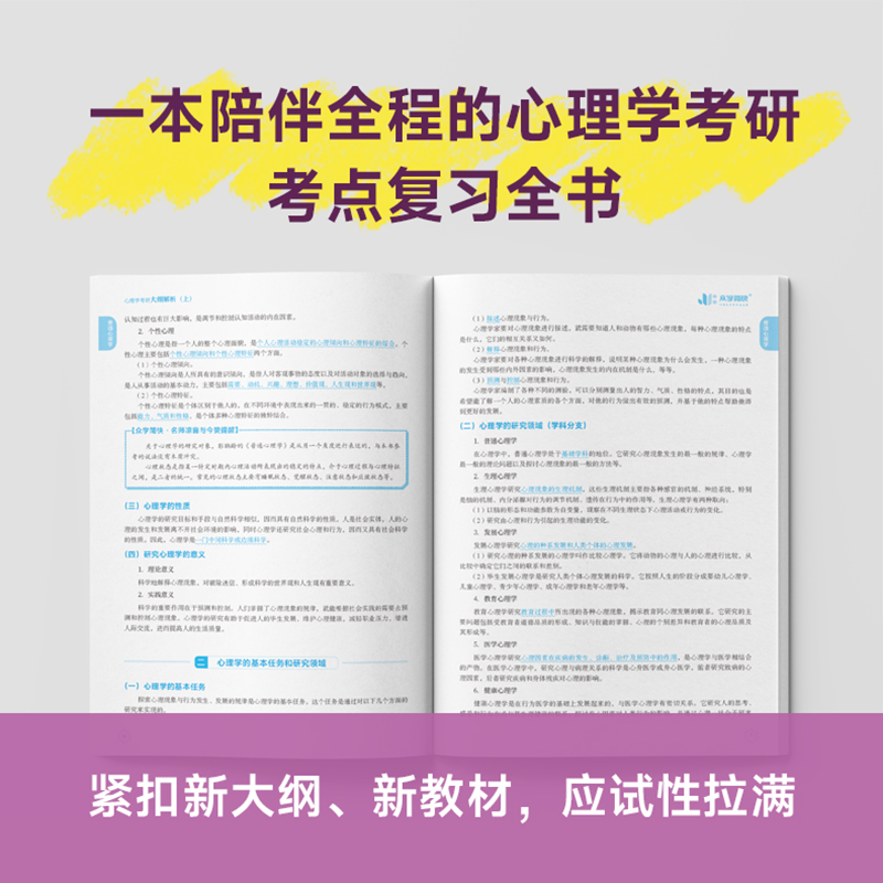 2025/2024考研凉音心理学大纲解析上下册逻辑图背诵手册精练题历年真题6套卷统考心理学312学硕347心理学众学简快凉音今赞文都比邻 - 图2