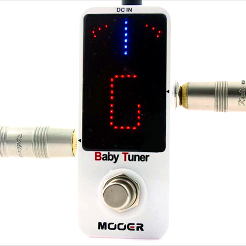 Mooer Baby Tuner 吉他贝司 调音单块效果器 调音表  调音器 - 图2