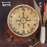 terre Бубен из овчины, ударные инструменты для йоги, звуковая система