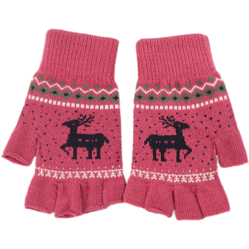 半指手套女冬天成人针织毛线保暖防寒秋冬季露手指触屏学生漏五指,淘宝优惠券,粉丝福利购,淘宝优惠卷