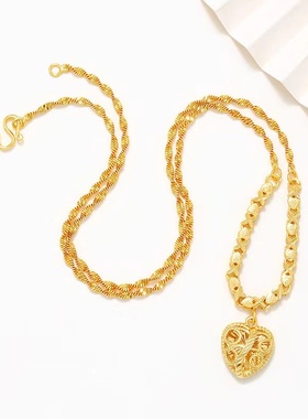 生日礼物爱心结婚送礼项链女款