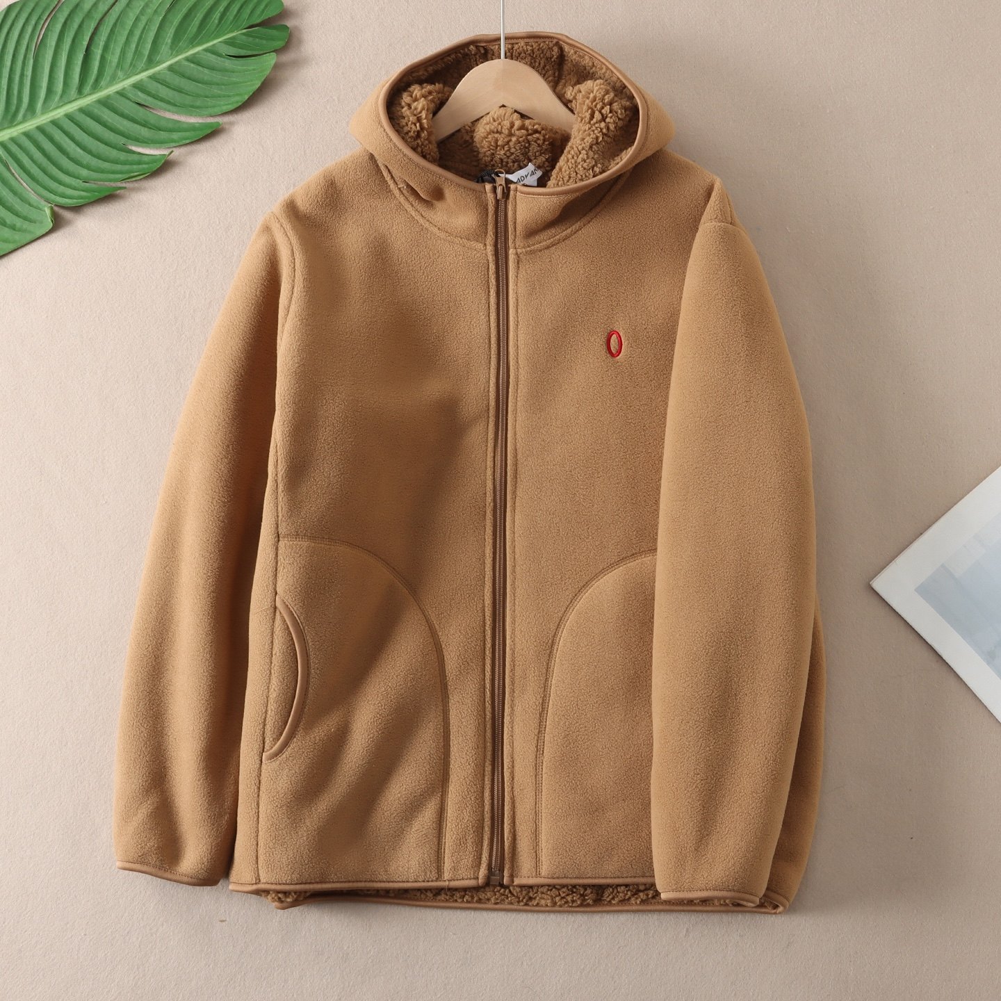 巨暖活~加厚绒羊羔毛休闲连帽摇粒绒男女款户外运动卫衣外套 F519,淘宝优惠券,粉丝福利购,淘宝优惠卷