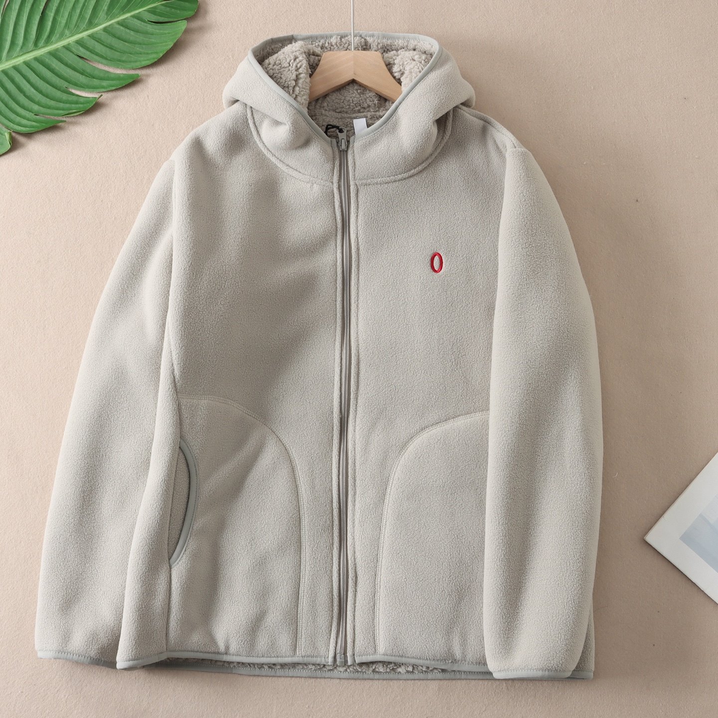 巨暖活~加厚绒羊羔毛休闲连帽摇粒绒男女款户外运动卫衣外套 F519,淘宝优惠券,粉丝福利购,淘宝优惠卷