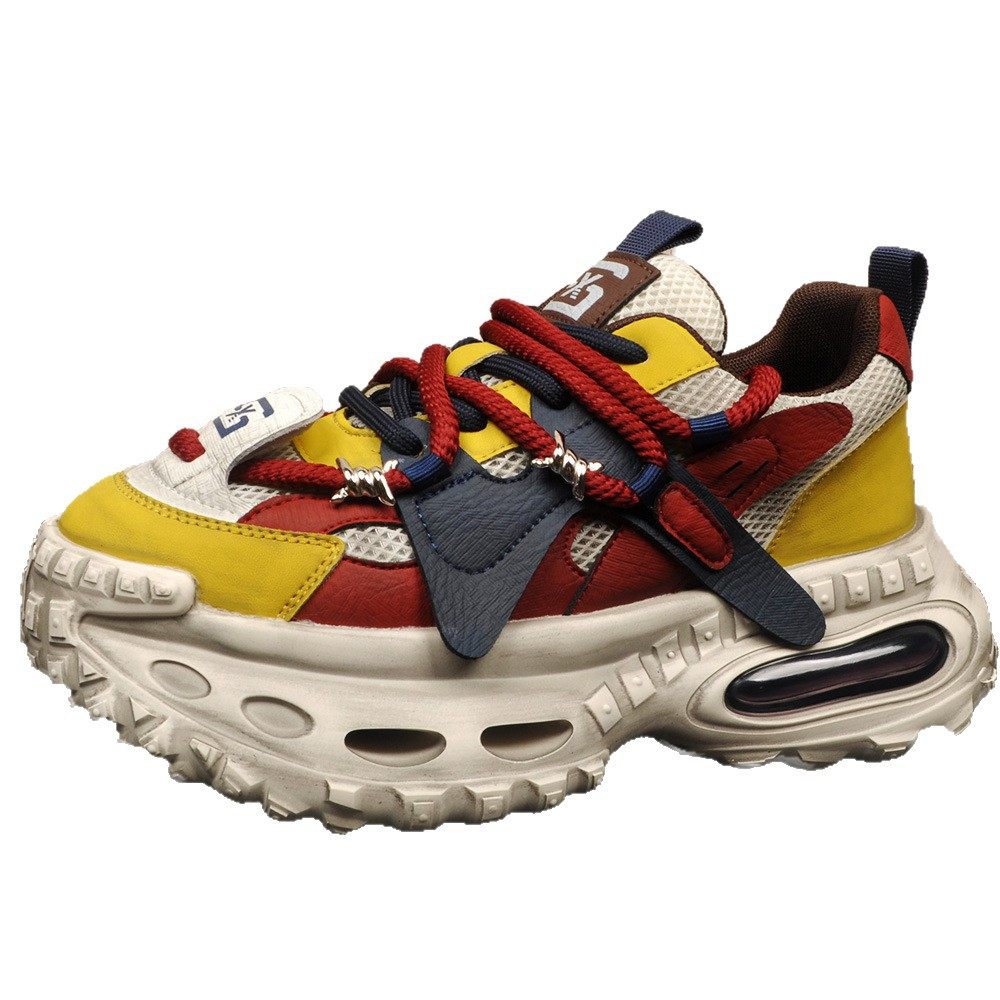 复古老爹鞋男2026网面透气运动鞋厚底内增高男鞋百搭气垫休闲鞋子,淘宝优惠券,粉丝福利购,淘宝优惠卷