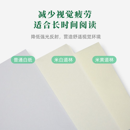 箱装a4道林纸护眼复印纸打印护眼纸双面打印500张加厚b5米白米黄 - 图0