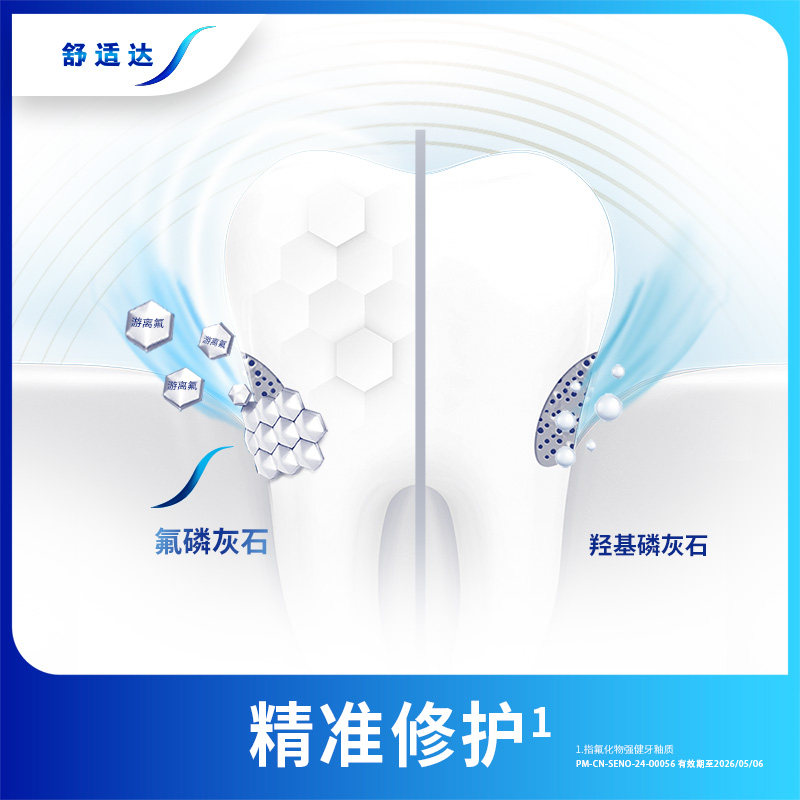 舒适达牙龈护理抗敏感牙膏100g*4支家庭套装清新口气护龈防蛀清洁