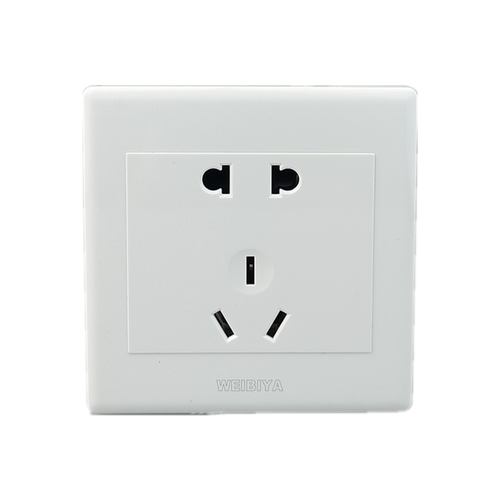 86型暗装墙壁开关插座面板 白色五孔单开双控16A电源工程专用开关 - 图3