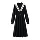 OSA Osha ປອມສອງສິ້ນ knitted dress