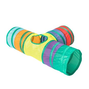 Cat Tunnel Roller Dragon Combination Cat ຄວາມສຸກຂອງຕົນເອງ Channel Four Seasons Universal Removable Washable Splicable Toy Drilling Tent