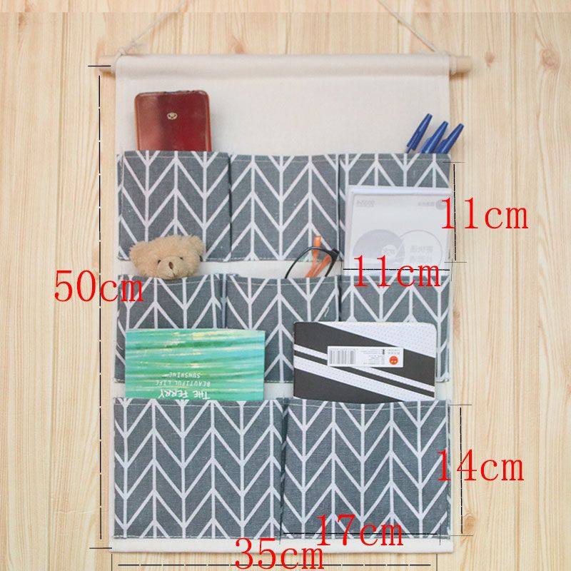 宿舍神器收纳挂袋布艺壁挂墙挂式墙上储物袋门后悬挂整理袋置物袋,淘宝优惠券,粉丝福利购,淘宝优惠卷