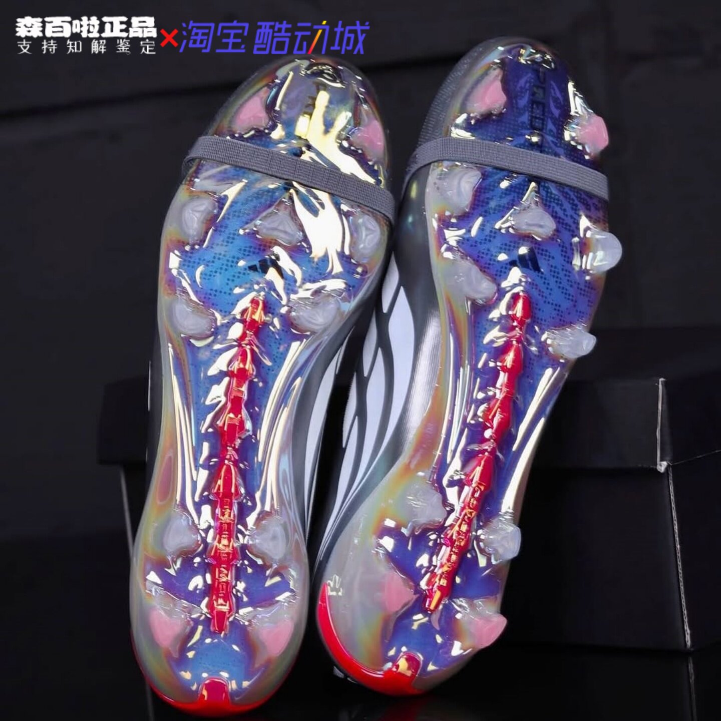 Adidas阿迪达斯PREDATOR ELITE FT翻折鞋舌款FG长钉足球鞋JS0379