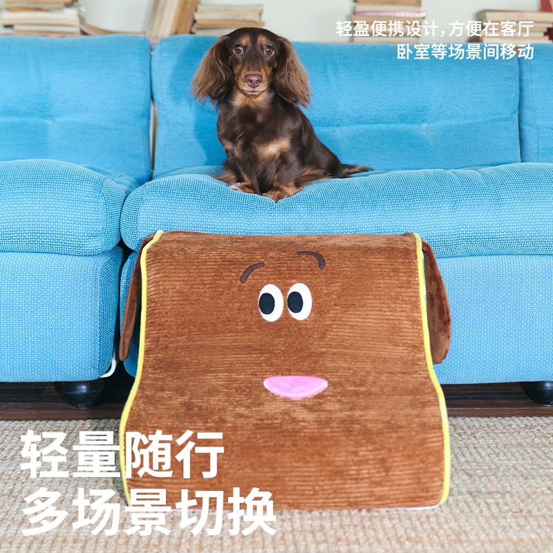 zeze宠物楼梯狗狗楼梯上床台阶防滑可拆洗爬梯小型老年犬梯子沙发 - 图3