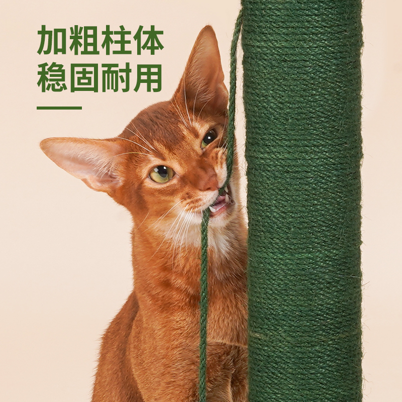 zeze剑麻猫抓板仙人掌抓柱猫咪玩具猫窝猫树一体小型猫用品猫爬架-图1