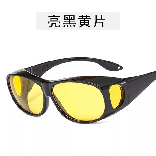 护目镜偏光夜视镜夜间开车驾驶防远光护目眼镜抖音同款夜视眼镜 - 图3