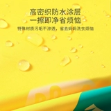 Детский фартук, летняя тонкая юбка на девочку, водонепроницаемый нагрудник для еды без рукавов, с карманом, сзади на завязках