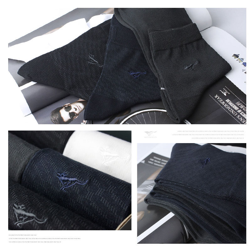 七匹狼男士冬季中筒透气吸汗短棉袜 七匹狼熙隆短袜/打底袜/丝袜/美腿袜