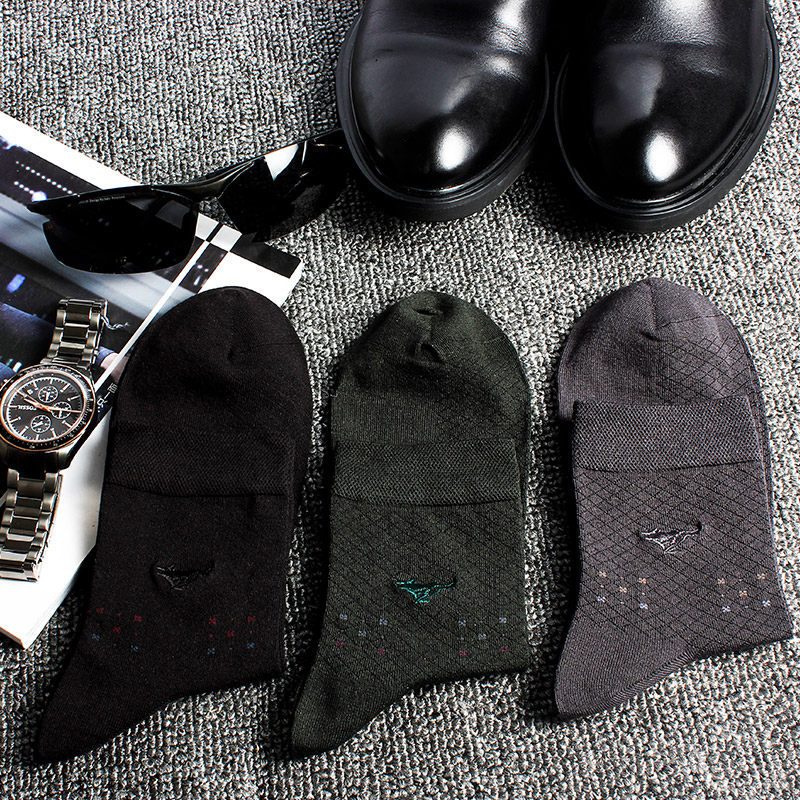 七匹狼袜子男士短袜冬季竹纤维薄款 七匹狼熙隆短袜/打底袜/丝袜/美腿袜