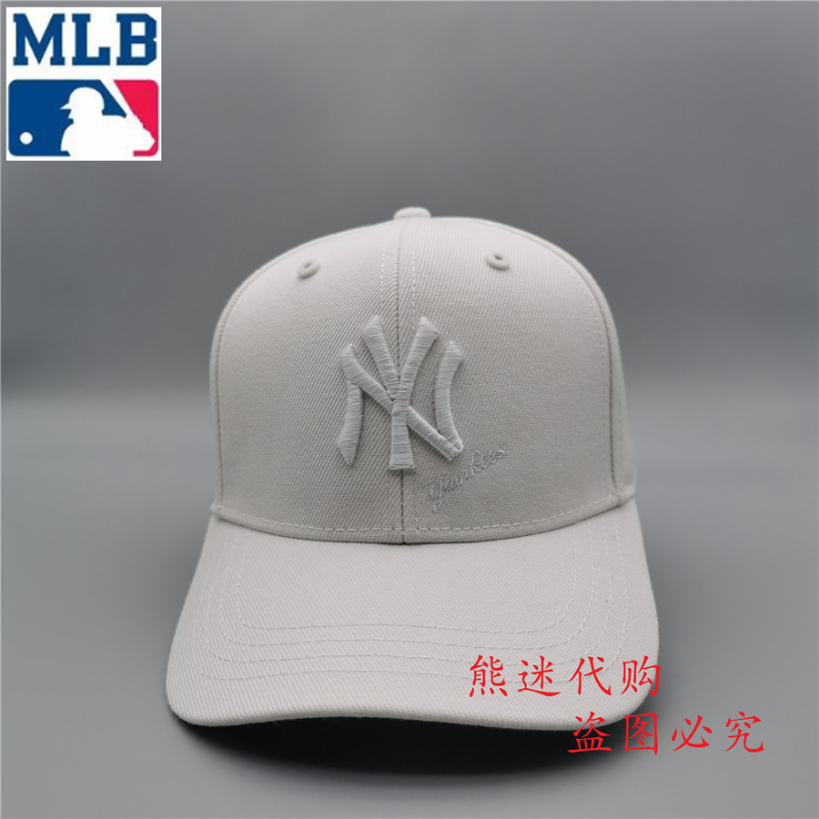 MLB棒球帽正品NY帽子女鸭舌帽男遮阳帽棒球帽 20NY5UCD00710 - 图0