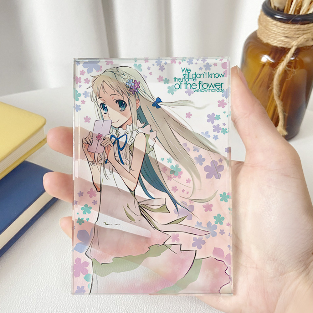 漫能未闻花名水晶立牌本间芽衣子桌面摆件日本动漫周边二次元礼物,淘宝优惠券,粉丝福利购,淘宝优惠卷