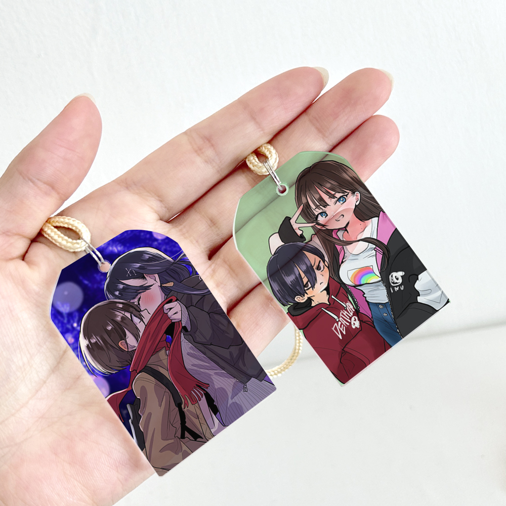 漫能我心里危险的东西水晶御守个性日系挂件透明二次元卡通周边 - 图3
