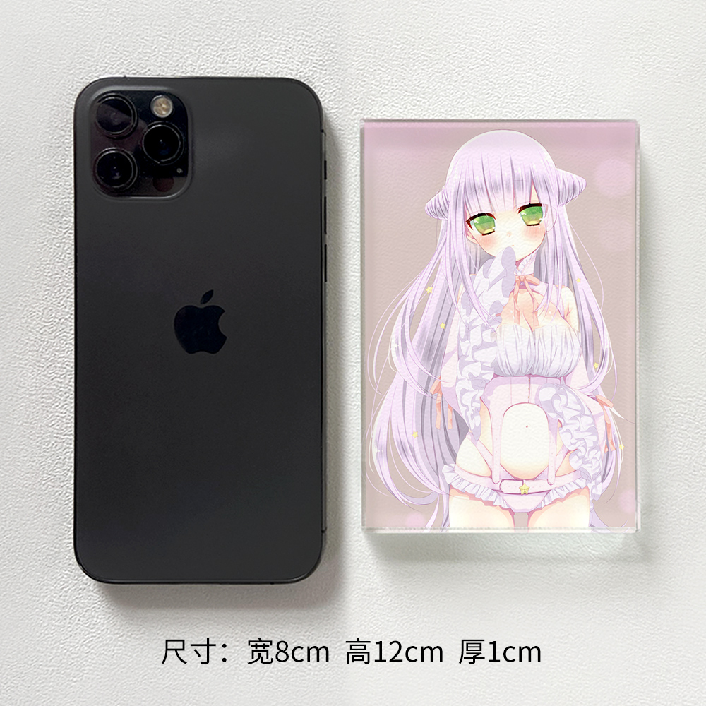 魔法少女与恶相互为敌水晶立牌日系透明摆件二次元个性动漫周边 - 图3