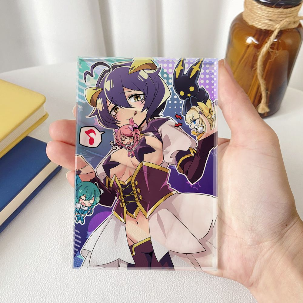 漫能梦想成为魔法少女水晶立牌个性日系透明摆件二次元动漫周边 - 图1