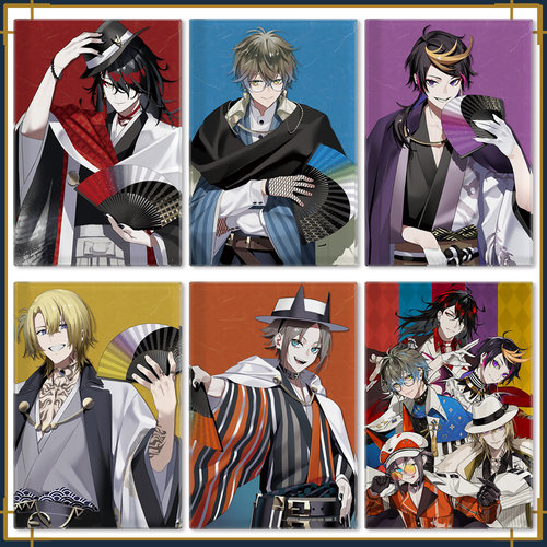 漫能luxiem彩虹社立牌vox摆件Ike Mysta Shu日系二次元周边礼物 - 图0