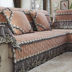 Phong cách châu Âu phòng khách phổ quát đệm sofa vải sang trọng bọc khăn kết hợp sofa chống trượt bao gồm tất cả bao gồm chaise đệm - Ghế đệm / đệm Sofa tấm trải ghế sofa mùa hè Ghế đệm / đệm Sofa