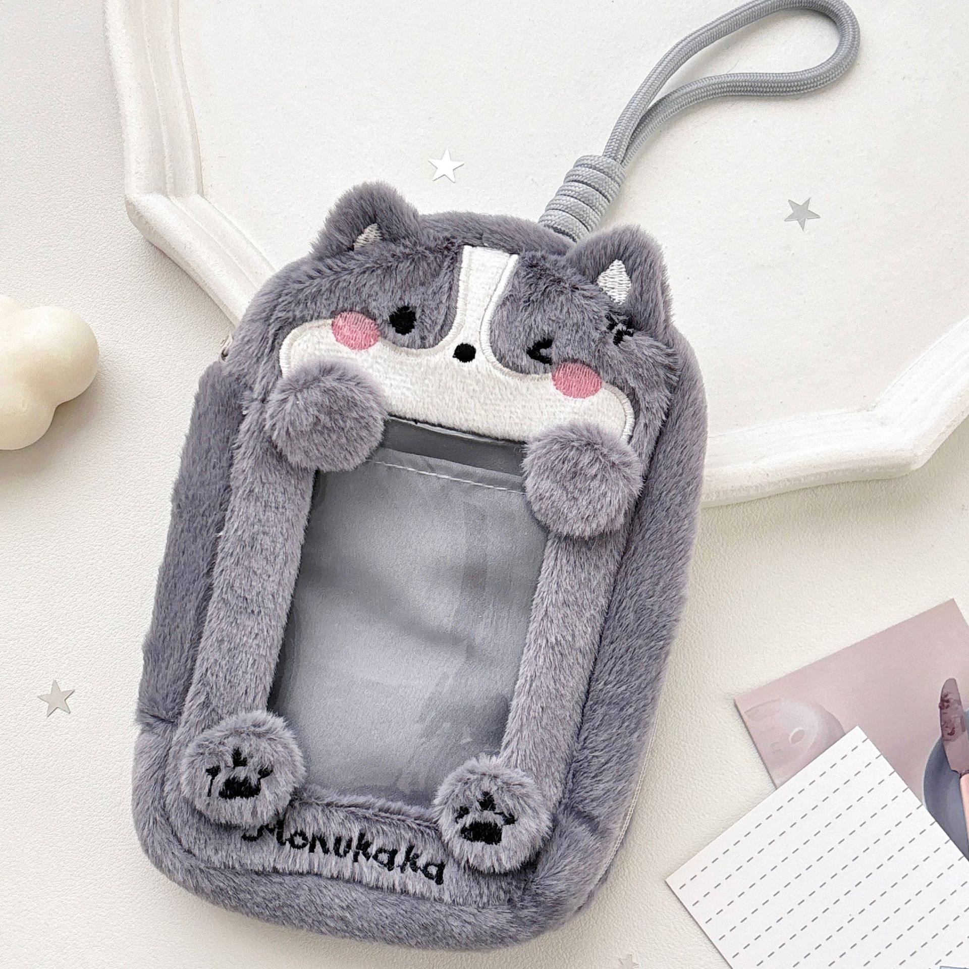 狐狸小狼毛绒卡通娃包娃用收纳包收纳袋遛娃包吧唧痛包笔自制,淘宝优惠券,粉丝福利购,淘宝优惠卷