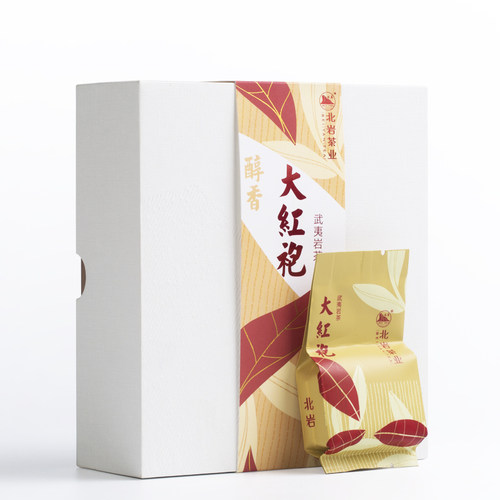 北岩 醇香大红袍105g礼盒装 当年岩茶传承人吴宗燕传统工艺泡袋装 - 图1