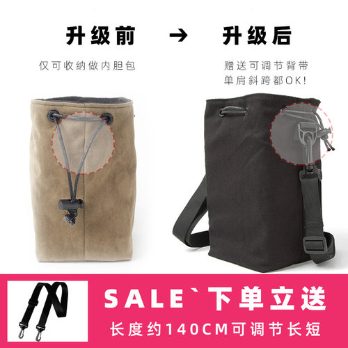 适用佳能单反相机包摄影帆布尼康富士索尼微单内胆包收纳袋可爱 - 图1