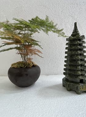 岫玉摆件国风新中式居家无