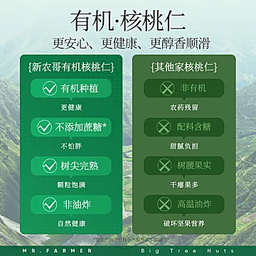 新农哥大颗粒云南有机核桃仁180g*1罐[3元优惠券]-寻折猪