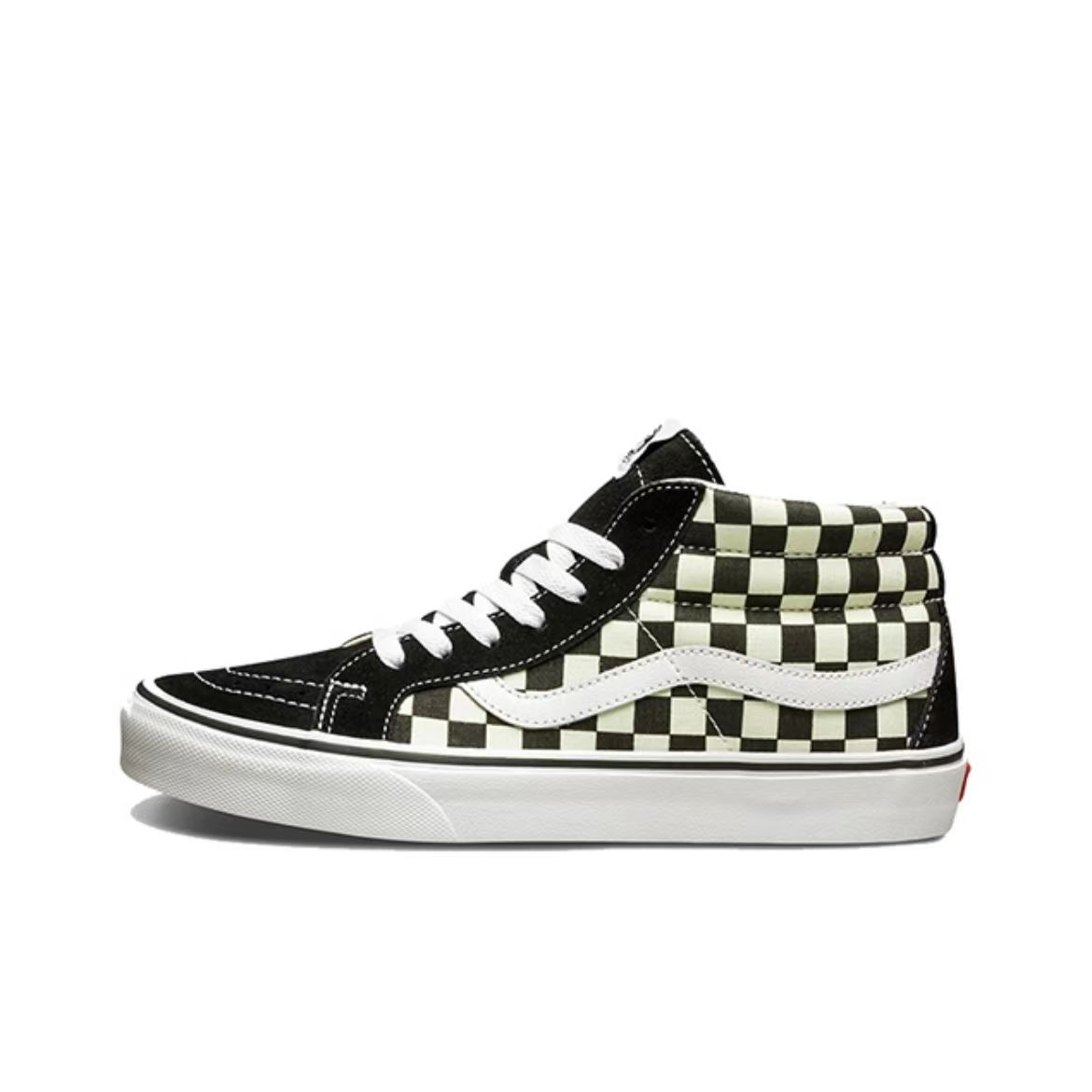 VANS SK8 MID 黑白棋盘格 中帮 男女同款板鞋 VN0A391FQXH - 图3