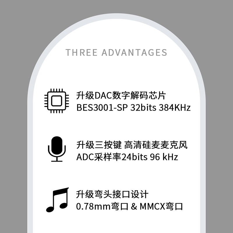 杰仕声TC08 PRO数字DAC解码Typec耳机线材mmcx接口双针0.78水月雨-图1