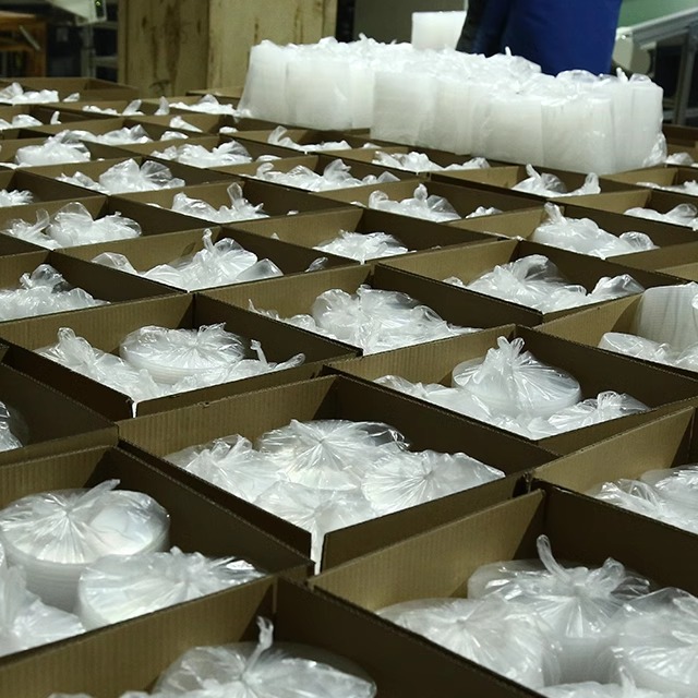 长方形650ml一次性餐盒塑料外卖打包透明饭盒快餐无盖汤碗不带盖 - 图3