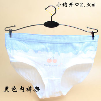 ໂລຫະຫນາບໍ່ເລື່ອນ underwear rack ເຄື່ອງນຸ່ງຫົ່ມຮ້ານ underwear hanging panty clip bra rack ແມ່ຍິງ gold clip ສົ່ງຟຣີ