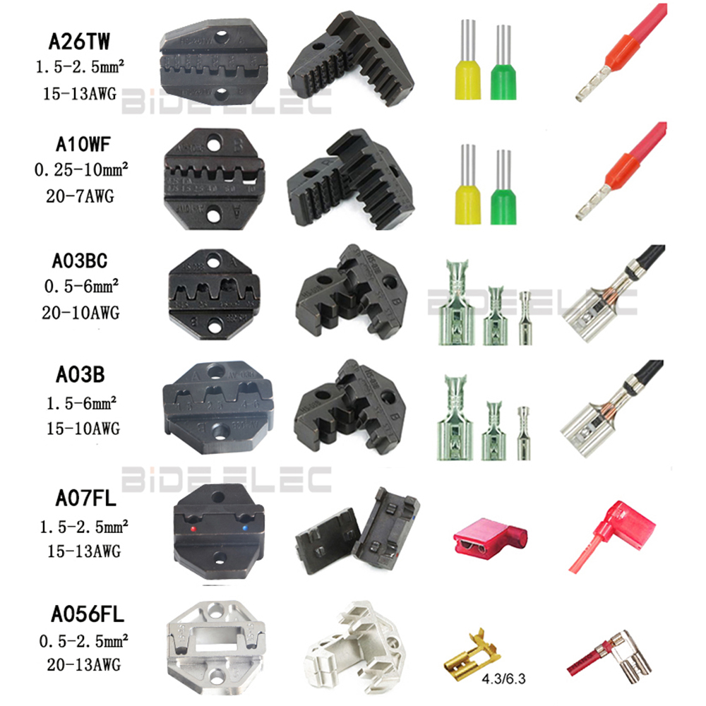 气动压线机AM-10压接工具FEK-5ND通用钳口适用华胜9寸工具模具-图1