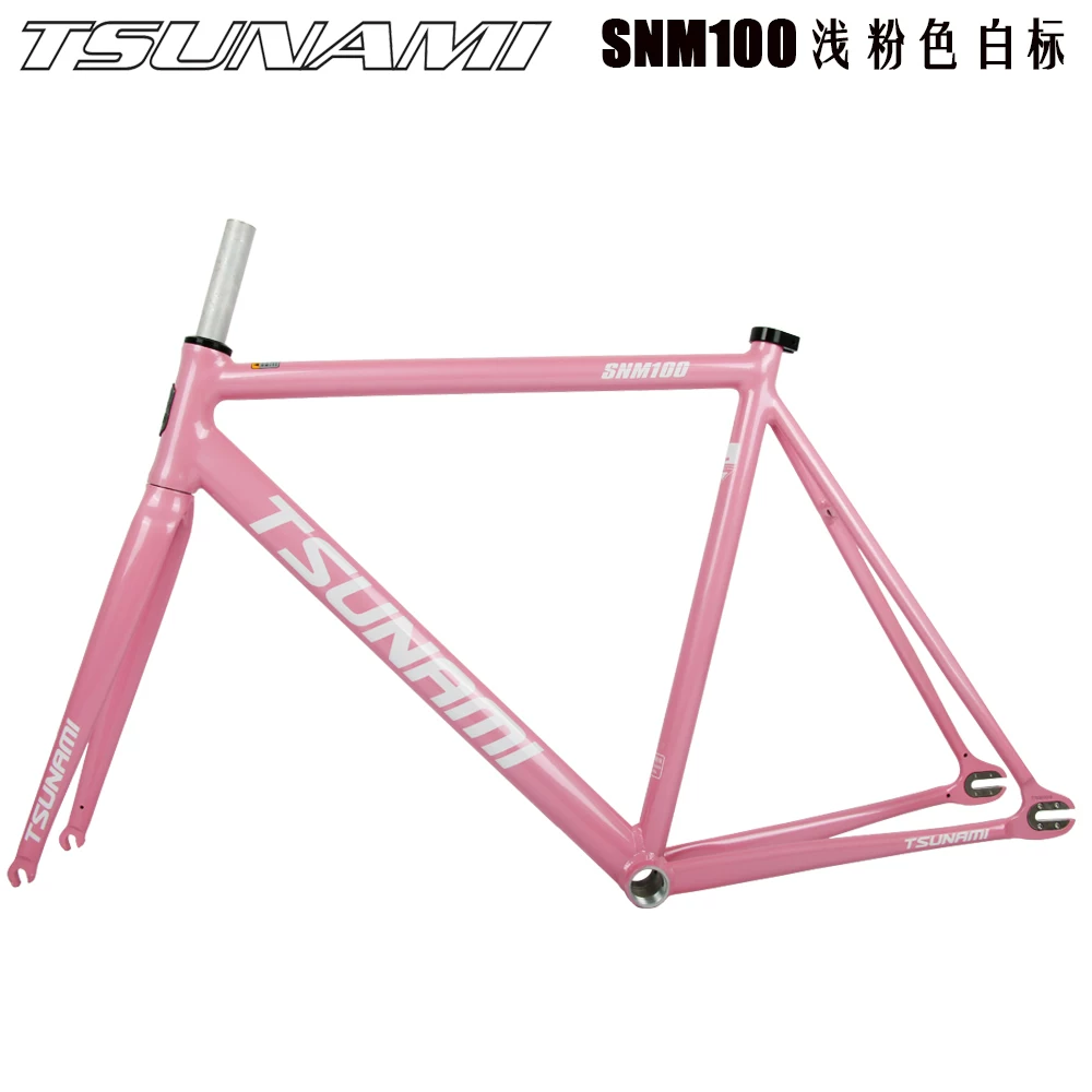 TSUNAMI Tsunami SNM100 Dead Fly Single Speed Aluminum Alloy Racing Field Bike 700C Frame