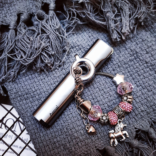 Ins women's lighter birthday gift high-end windproof