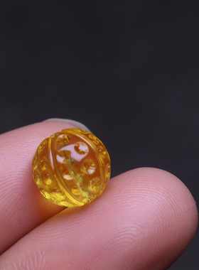 天然保真蜜蜡琥珀金珀金刚圆珠