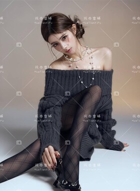 2026秋冬新款影楼韩杂氛围感纯欲少女气质肖像写真服装艺术摄影服