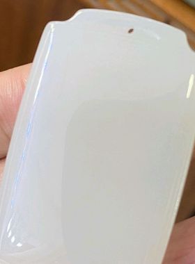 十四年老店强烈推荐和田玉且末羊脂白无事牌密度高油润细腻起亮光