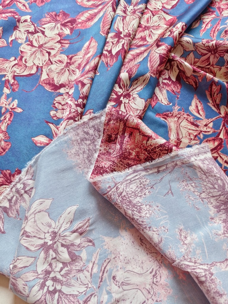 桑蚕丝弹力缎16姆米真丝印花面料柔软丝滑薄款衣裙布库存古风,淘宝优惠券,粉丝福利购,淘宝优惠卷