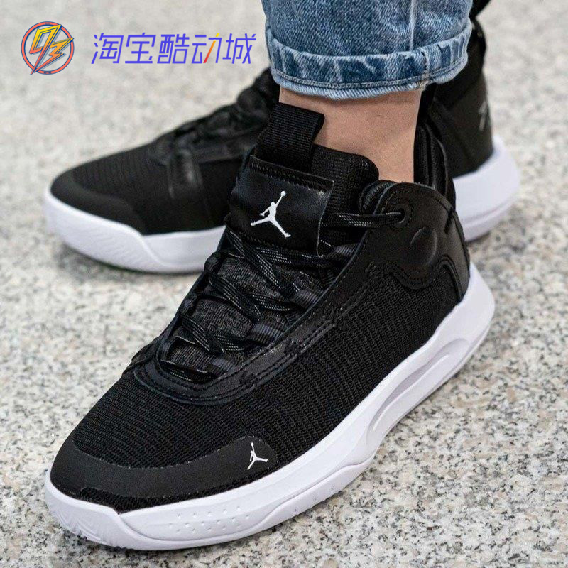 耐克Nike JORDAN JUMPMAN GS 舒适实战缓震复古篮球鞋 BQ3451-001 - 图0