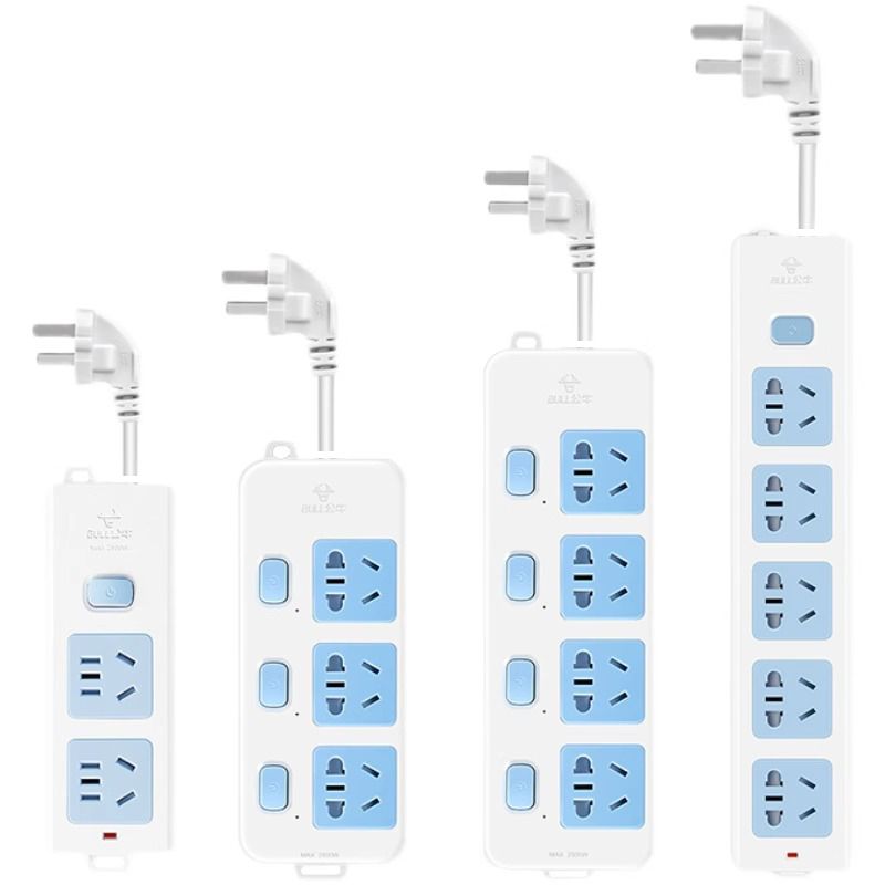 公牛插座扩展多功能短线插排家用多孔转换器0.5米接线板插板带线 - 图3