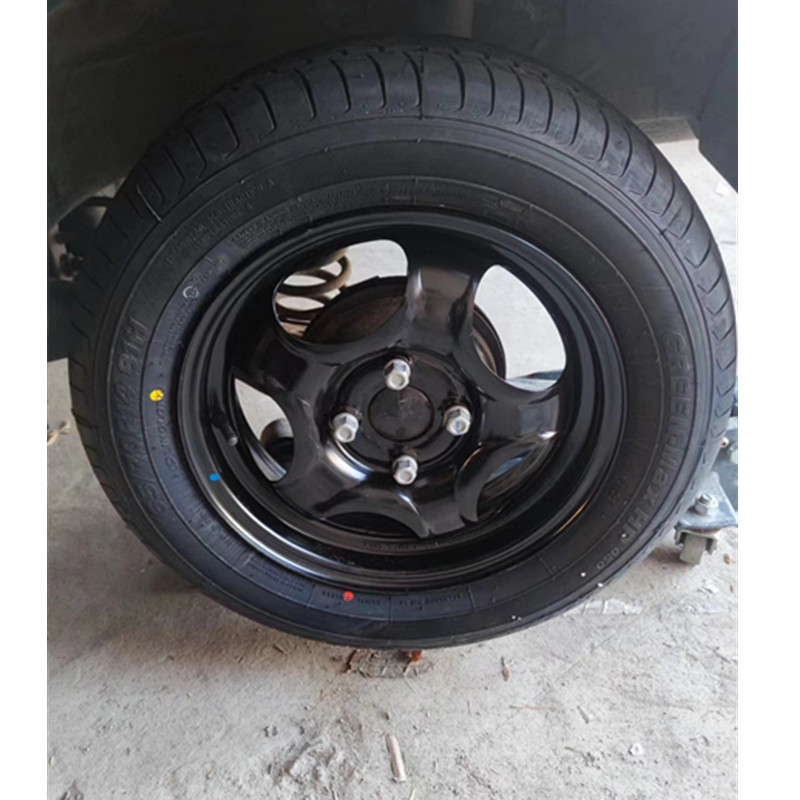 东风EX1Pro专用款全尺寸备胎总成165/70R14 81T轮胎14*4.5J铁圈汽-图1